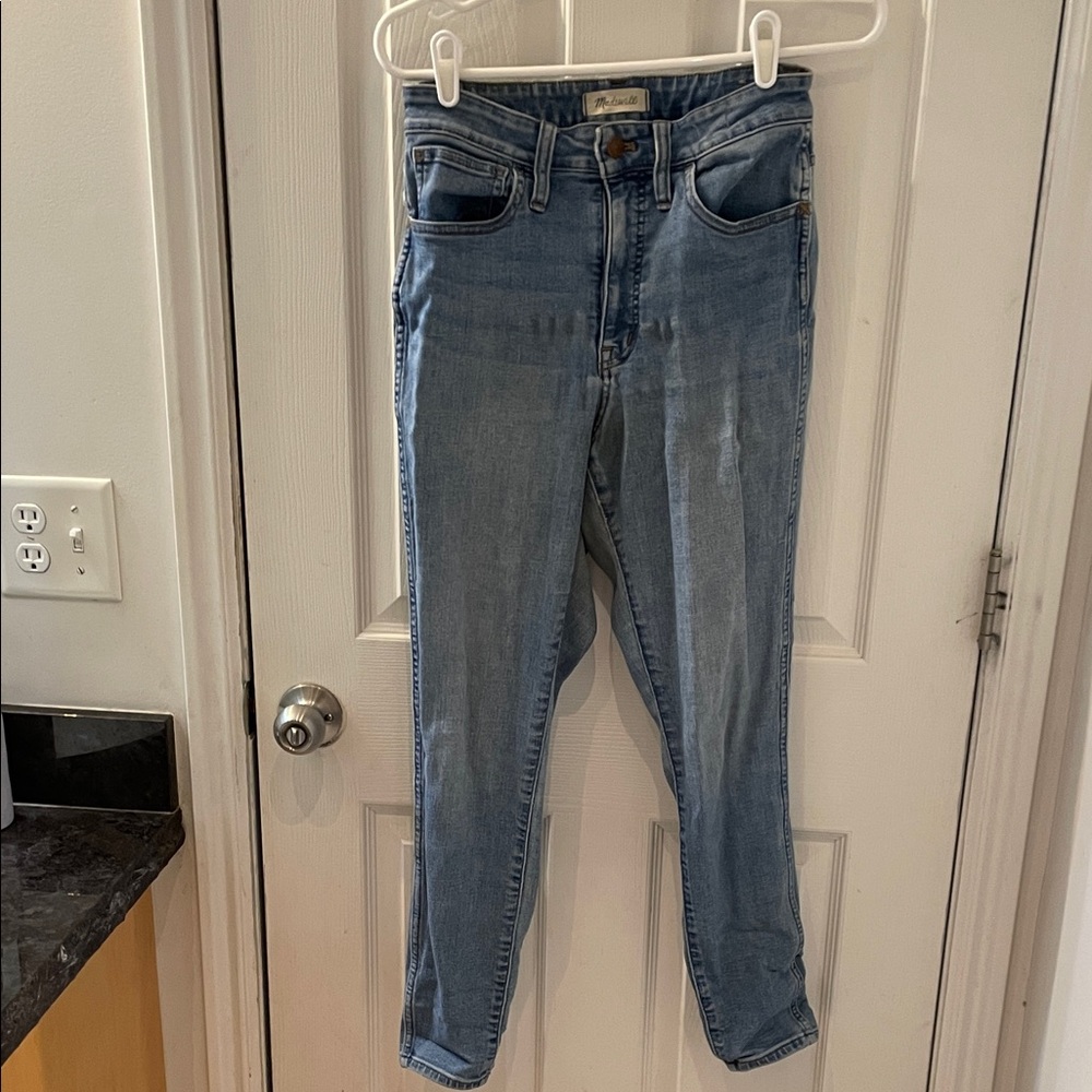Madewell High Rise Light Blue Jeans
